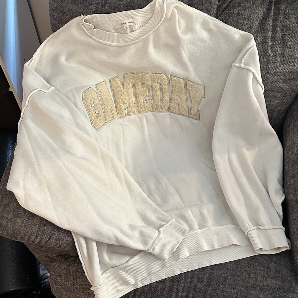 Women's White Gameday Sweater